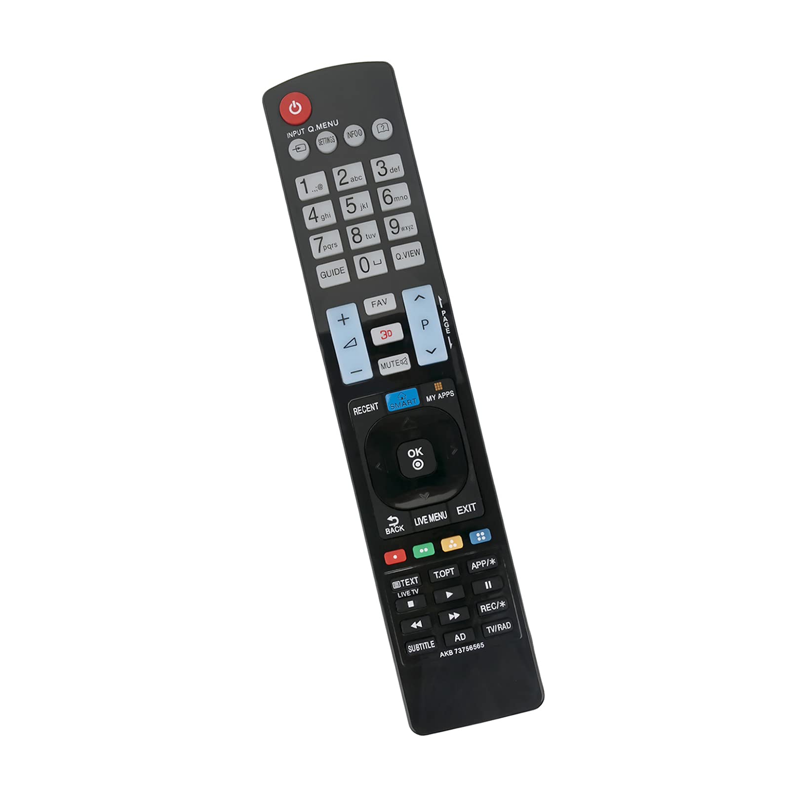 AKB73756565 Replaced Remote Control fit for LG UHD TV 60LB680V-ZA 60LB680V-ZD 65LB680V-ZA 65LB680V-ZD 42LB690V-ZA 42LB690V-ZC 47LB690V-ZA 47LB690V-ZC 55LB690V-ZA 55LB690V-ZC 42LB720V-ZA 42LB720V-ZB