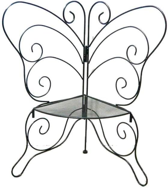 Display Stands Indoor Flower Stand Storage Rack Plant Stand Iron Butterfly Shelf Flower Pot Holder for Garden Living Room Balcony Decorative (Size : 70 * 40cm)