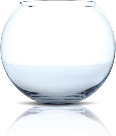 Amtra Crystal Globe 30 cm Hand Blown Glass Fishbowl Aquarium