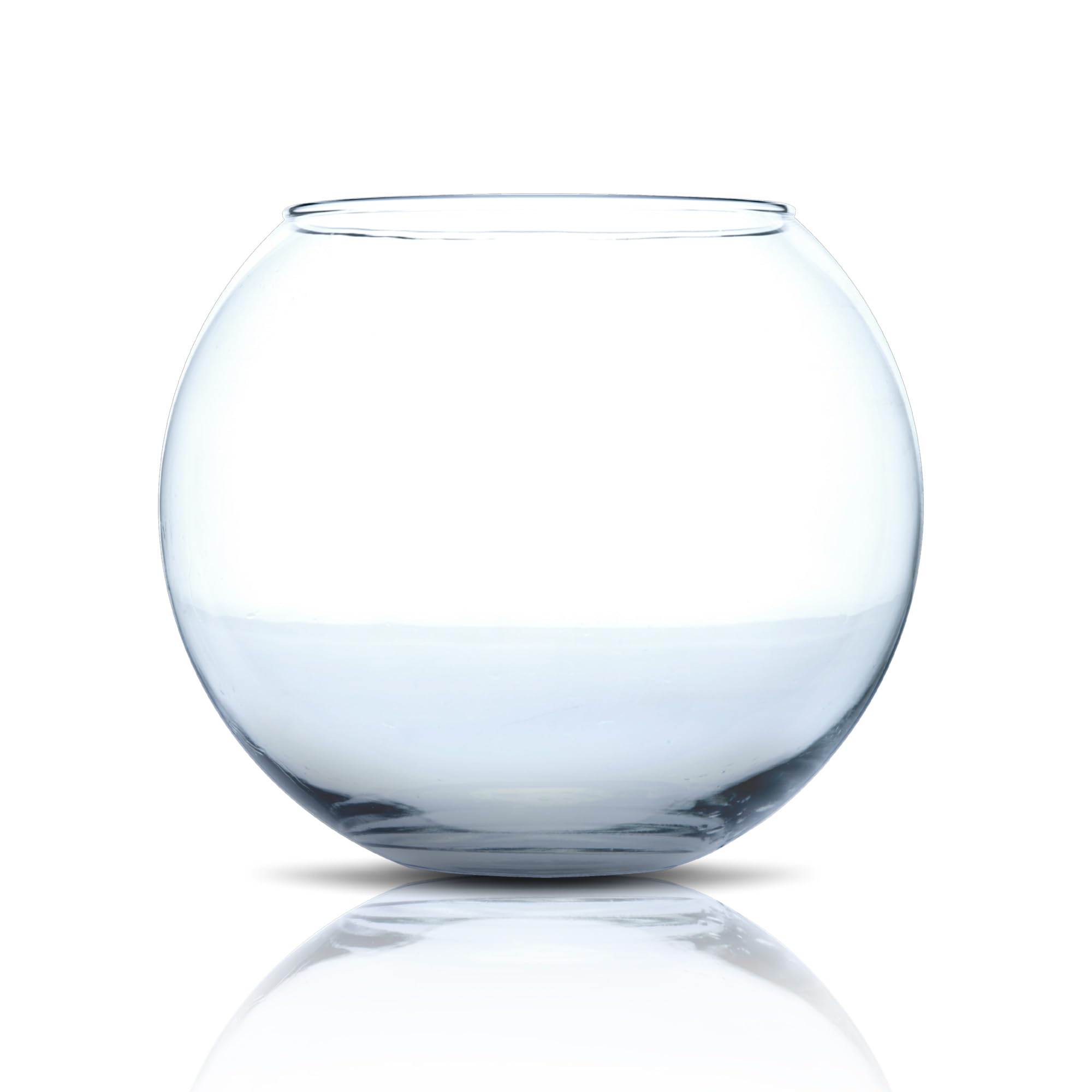 Amtra Crystal Globe - Fishbowl in transparent glass, Goldfish Aquarium, hand blown, 30 CM