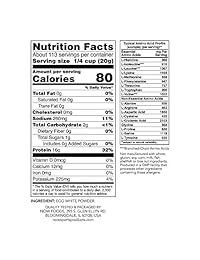 Now Sports - Proteína de color blanco huevo, sin sabor, 2.8 lbs