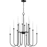 Maxim Lighting 11286BK Tux - 12 Light Chandelier In Traditional Style-42 Inches Tall and 36 Inches Wide