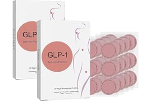 (100% Effective) 2025 New GLP-1 Patches for Men and Women, 30 Count/BOX (2Box - 60Pcs)