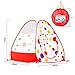 Young Kids Tents, Play Tent Portable Folding Red Twist , Indoor and Outdoor Kid Playhouse Tent, Easy to Setup, Safe and Sturdy
