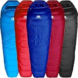 Hyke & Byke Shavano 32 Degree F 650 Fill Power Hydrophobic Down Sleeping Bag with ClusterLoft Base - Ultra Lightweight Men's and Women's Mummy Bag Designed for Summer Backpacking