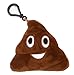 Emoji Universe: Talking Emoji Backpack Clips, Key Chains; Plush Keychains Make FUNNY SOUNDS! (Choice of Emoji - Poop)