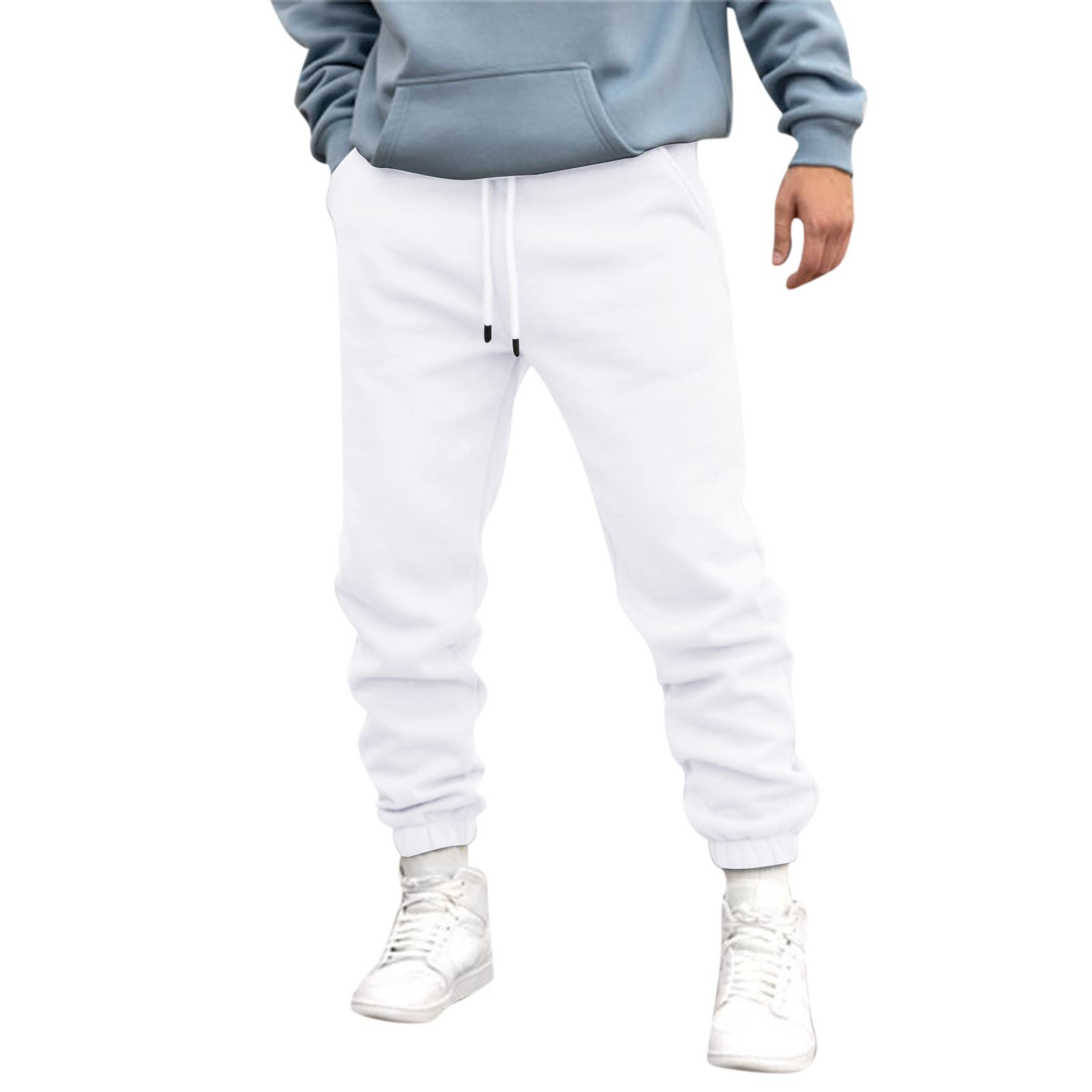 Men Scrub Pants Heavyweight Cotton Short Mens
