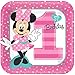 Another Dream Disney Minnie Mouse Fun to Be One Birthday Party Pack for 16 with Plates, Napkins, Cups, Tablecover, and Candles
