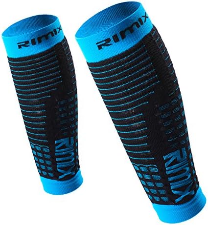 MCTi Calf Sleeve Shin Splints Circulation & Leg Cramp Compression Support for Running Jogging Cycling Women Men