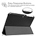 Fintie Slim Shell Case compatible with Samsung Galaxy Tab 4 10.1 (10-Inch) / Tab 4 Nook 10.1- Ultra Lightweight Protective Stand Cover with Auto Sleep/Wake Feature, Black