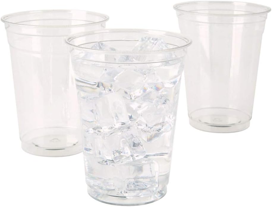 Office Depot Plastic Cups, 16 Oz, Clear, Pack Of 100, 11590