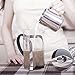 French Coffee Press & Tea Maker 8 cup - Heat Resistant Borosilicate Glass Carafe - with Triple Filters - 34 Oz