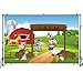 Farm Theme Photography Backdrop Red Barn Animals Barnyard House Kids Birthday Background Photo Studio New Photocall Baby Shower Newborn Photography XT-6525