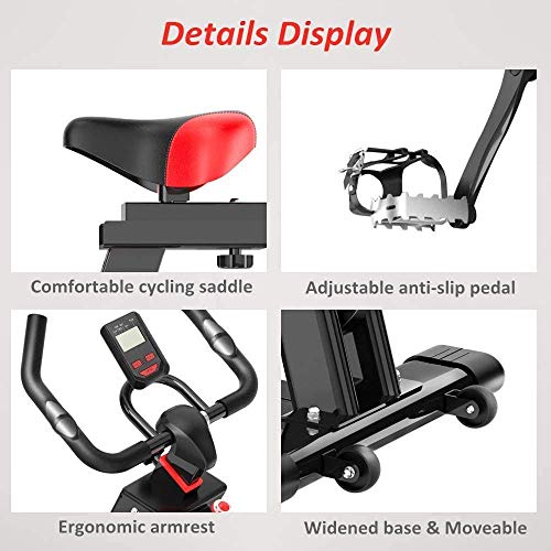 YOLEO Stationary Exercise Bike Indoor Cycling Bike Fitness Stationary