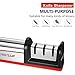 Dorlle Knife Sharpener for Straight and Serrated Knives, 3 Stage Diamond Coated Sharpening Wheel System,Repair and Restore Knives
