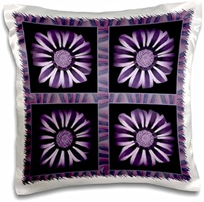 3drose Pc 31630 1 Four Dark Purple Striped Flowers With Plum And