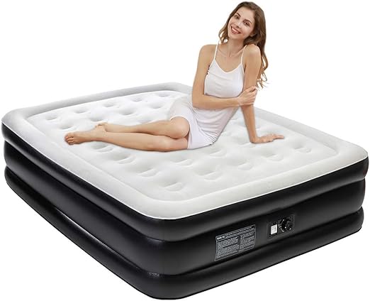 inflatable double guest bed