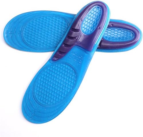 Sports Gel Insoles and Shoe Inserts for Sport Running Athletic Basketball Shoe Insoles Pads Inserts Pain Relief (M)