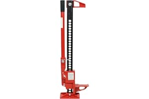 33 Inch Utility Farm Jack, 6600LBS Capacity Multi-Purpose Jack, Heavy Duty Ratcheting Off Road Utility, 3 Tons Steel Car for 