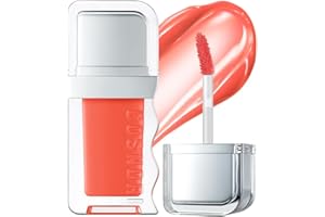 COSNORI Flow Wave Lip Tint - Vegan Glassy Lip Gloss, Lightweight & Long-lasting, Plant-derived Oil Moisturizer, K-Beauty (05 PUNCH)