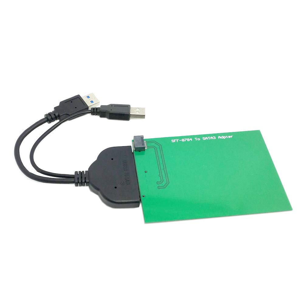 CHENYANG NEW USB 3.0 to SATA 22pin 2.5" Hard Disk to WD5000MPCK SFF-8784 SATA SSD Adapter