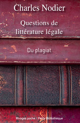 Questions de littérature légale