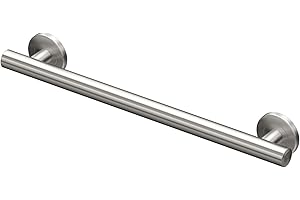 Gatco 853 Latitude II 18-Inch Grab Bar, Stainless Steel