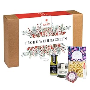 LAUX Feinkost Frohe Weihnachten Geschenkset in toller Geschenkbox