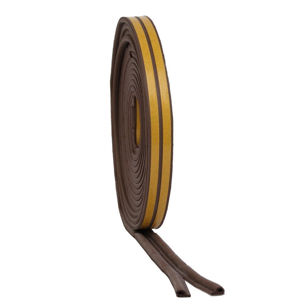 Stormguard EPDM Rubber P Profile Weatherstrip Seal Brown 20 metres