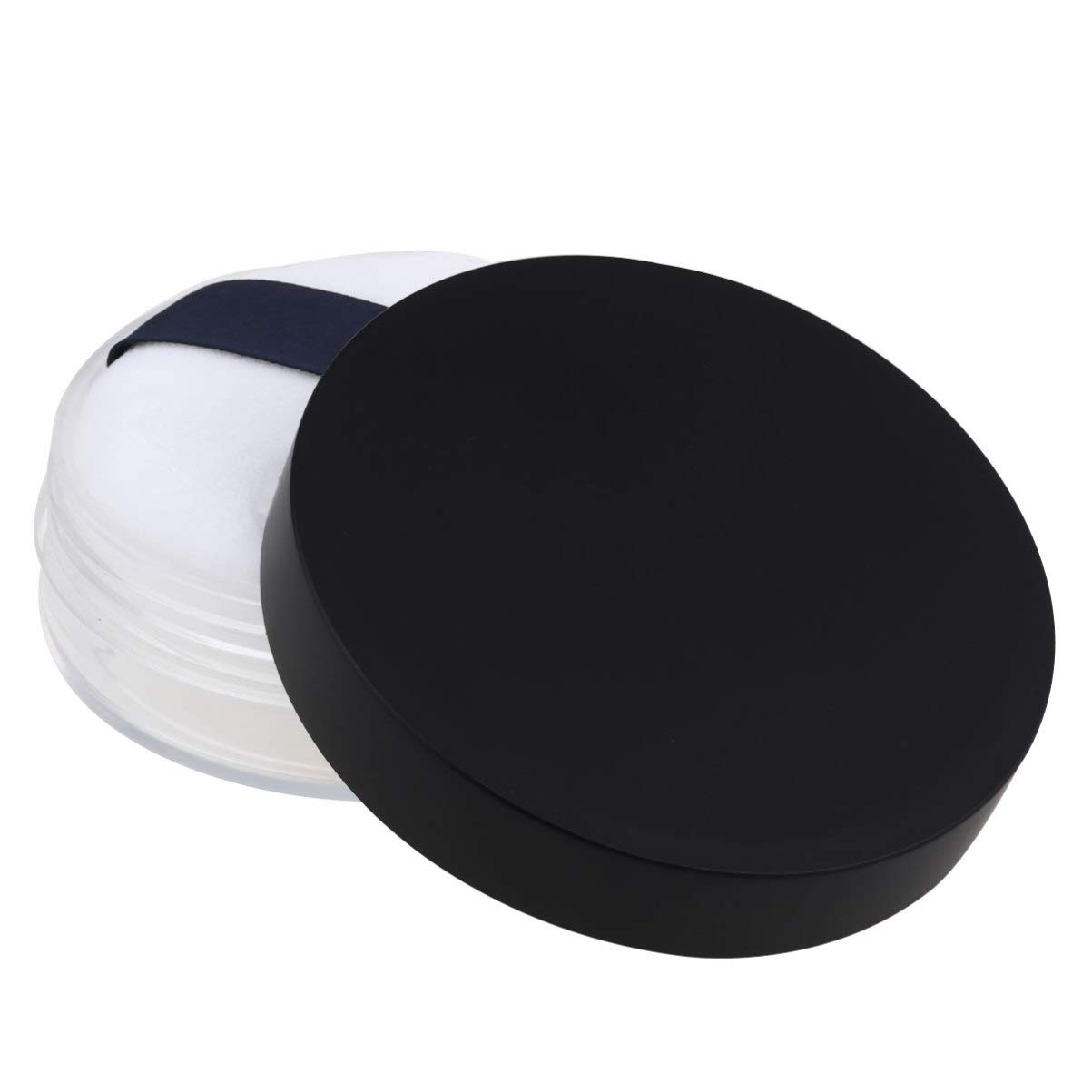 Lurrose Makeup Powder Puffs Empty Powder Case Refillable Cosmetic Make-up Loose Powder Box Case Container Holder with Sifter Lids and Powder Puff 20g Makeup Powder