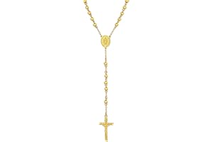 Supcare Rosary for Men Women Catholic Necklace Rosary Beads,Customized (with Gift Packing)