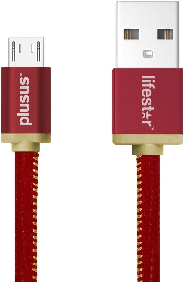 Plusus 100 cm LifeStar Ruby Sunset Micro USB Handmade Cable