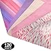 Note Card Cafe Premium Tissue Paper Set | 120 Gift Wrapping Sheets | 14 x 20 in | Pink and Purple Watercolor Designs | for Arts, Crafts, Gifts, DIY, Birthdays, Weddings, Showers, Decor, Packing