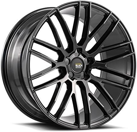 19" Inch Savini BM13 Gloss Black Wheels & Tire Package | Set of 4 | 245/35R19 Tires | Includes Free Wheel Club LA T-Shirt | Fits Audi Mercedes BMW Infiniti Dodge Cadillac Chevy Ford Lexus Tesla Nissan