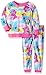 My Little Pony Little Girls' 2-Piece Fleece Pajama Set, Rainbow, 6