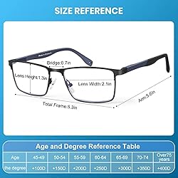 FelixAim Reading Glasses for Men, Blue Light