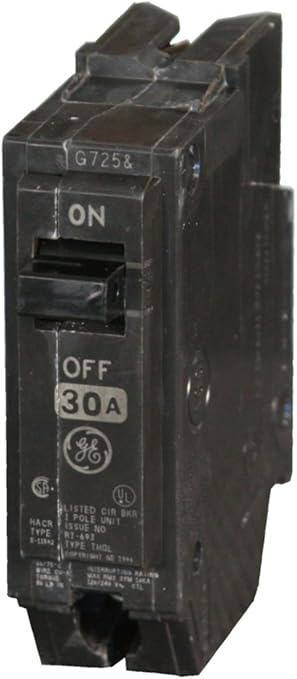 New General Electric Ge Thql1130 Circuit Breaker Plug In 1 Pole 30a 120 240v Amazon Com