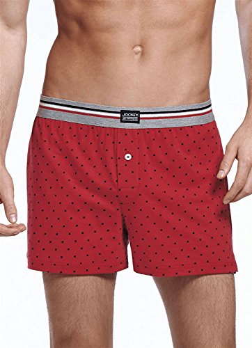 Jockey Men's Underwear Stars Knit Boxer, navy, S