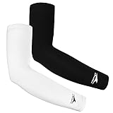 Achiou Cooling Ice Silk Arm Sleeves, Summer UV Sun