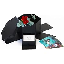 Amazon.com: USA-SALES UNIKPACKAGING - Caja de regalo de flores con ...