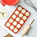 Semi Sphere Silicone Molds, 2 Pack Muffin Cupcake Baking Pan for Cake Jelly Pudding Chocolate Making Desserts Servings Domed Treats