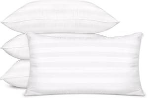 COZSINOOR Bed Pillows for Sleeping [Pack of 4] Cozy Dream Series Hotel Quality Pillows Premium Plush Fiber, Breathable Cooling Cover Skin-Friendly