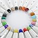 24 Professional Sketch Markers Set For Drawing Sketching Illustration Manga Markers With Blender Marker