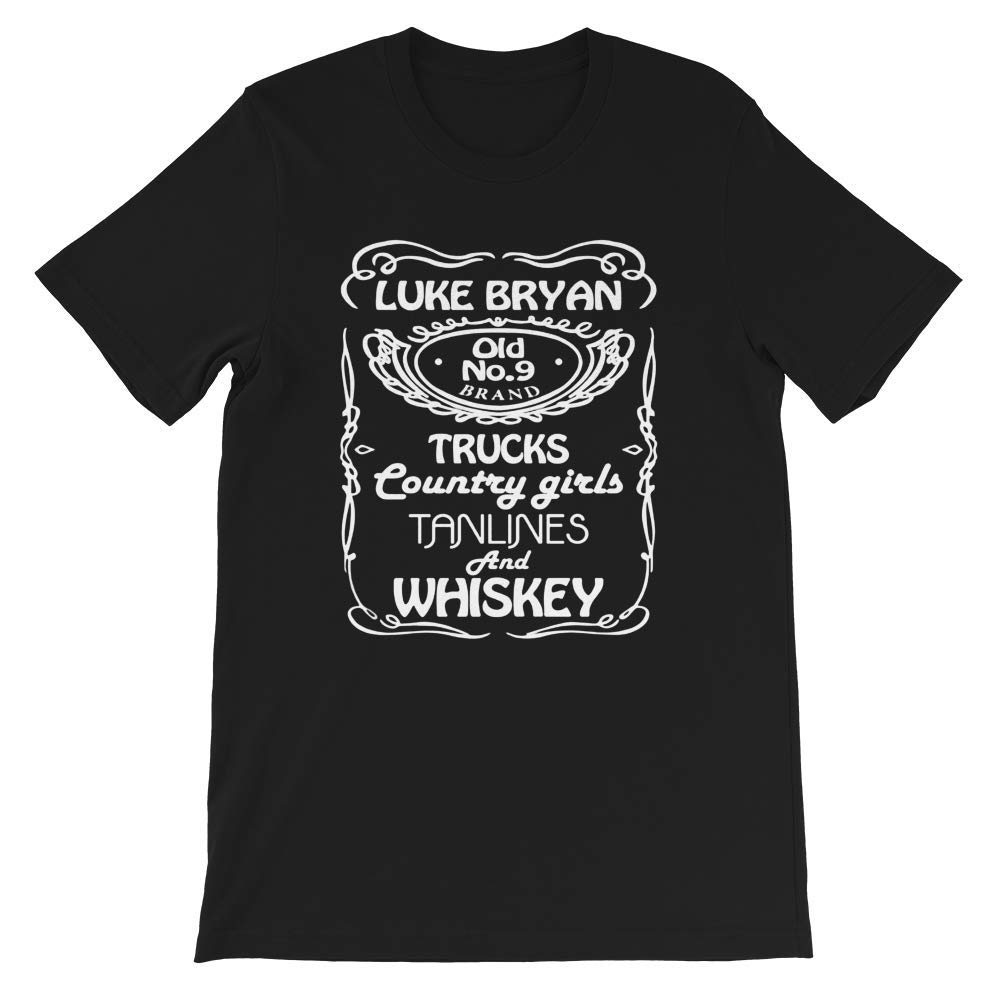 Luke Bryan Trucks Country Girl Tanlines And Whiskey Unisex Shirt Minaze