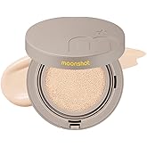 MOONSHOT KOREA Conscious Fit Cushion Foundation Medium Coverage, Long-Lasting & Buildable Foundation For A Smooth, Satin Finish, Vegan & Cruelty-Free,k-beauty (15N Cosmic Cream)