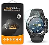(3 Pack) Supershieldz for Huawei Watch 2 Classic Tempered Glass Screen Protector, (Full Screen Coverage), Anti Scratch, Bubble Free