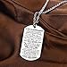 YEEQIN Granddaughter Necklace Love Granddaughter Dog Tag Believe Inspirational Gifts From Grandma Grandmother To Granddaughter Birthday Graduation Gifts