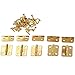 Dophee 50pcs Small Pure Copper Hinges 0.71