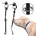 Evelots Dog Potty Training Doorbells/Puppy Housetraining Bells Set of 2-Black