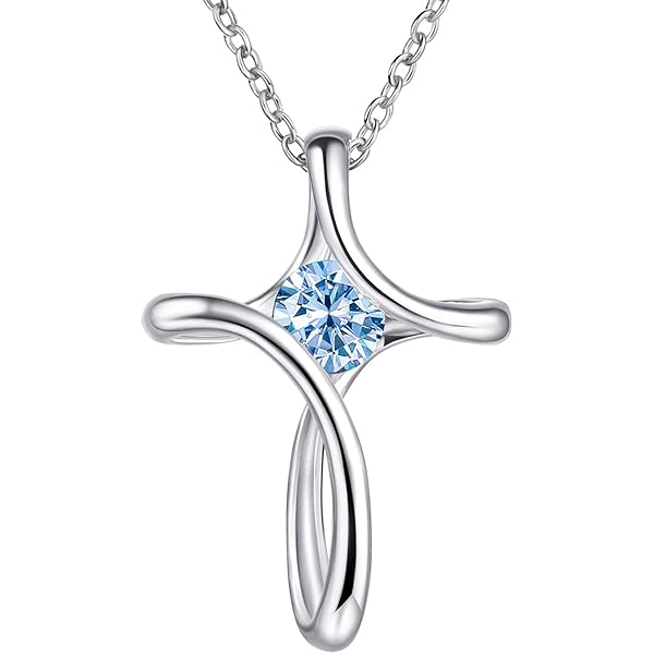 Cross Necklace Ladies Necklaces CAOSHI Dainty Cross Gold Color